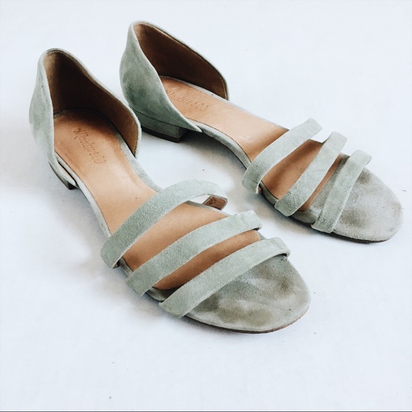 Madewell Shoes - Madewell Leila Sandal Mint suede size 10